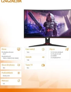 AOC C24G2AE Curved