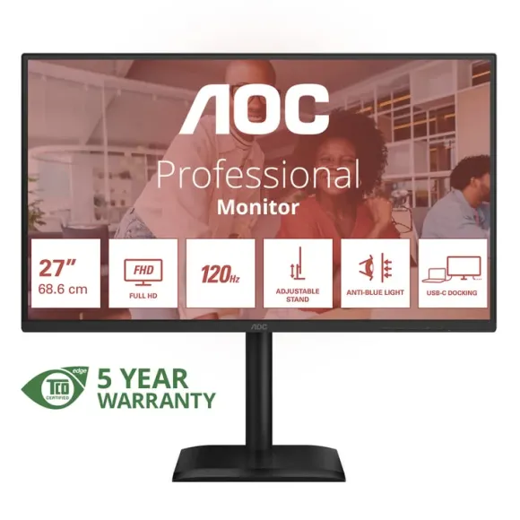 AOC 27E4CV (27") 1920x1080 Full HD LED Czarny