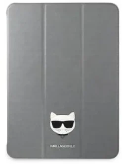 Apple Etui na tablet Karl Lagerfeld Choupette Head Saffiano na iPad Pro 12.9" KLFC12OCHG) Srebrne