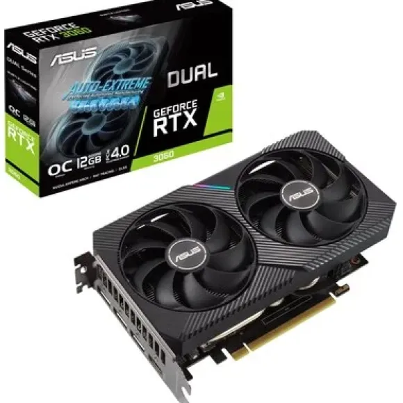 Asus Dual GeForce RTX 3060 Gaming OC 12GB GDDR6 DUAL-RTX3060-O12G-V2 DUAL-RTX3060-O12G-V2