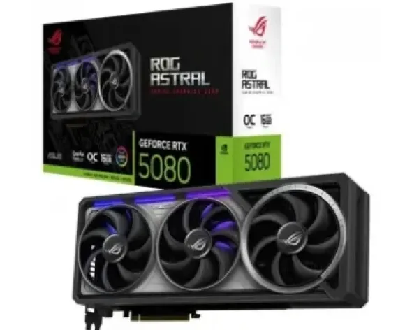 ASUS GeForce RTX 5080 ROG ASTRAL OC 16GB DLSS 4 ROG-ASTRAL-RTX5080-O16G-GAMING