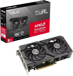 ASUS Radeon RX 7600 DUAL 8GB EVO OC DUAL-RX7600-O8G-EVO