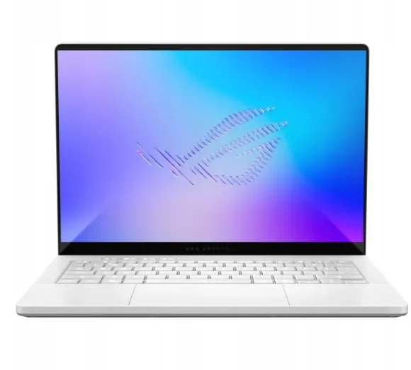 Asus ROG Zephyrus G14 Ultra 9 386H 14.0"3K OLED 120Hz 1100nits AR 32GB LPDDR5X SSD1TB GeForce RTX 5070 Ti 12GB Cam1080p + IR 73WHrs NoOS Aluminum Platinum White GU405AR-SY065