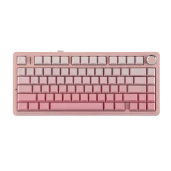 AULA - F75 Wireless Mechanical Keyboard Gradient Pink Side-Engraved AF75GPSPDS