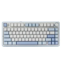 AULA - F75 Wireless Mechanical Keyboard Sea Salt Blue AF75SSCS