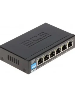 BCS Switch PoE B-SP0402 10/100Mb/s 6 portów B-SP0402