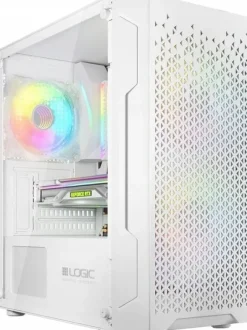 BIAŁY KOMPUTER GAMINGOWY DO GIER Intel i5 12400 16GB RTX 3050 SSD M.2 1TB W11 RGB