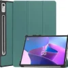 Bizon Etui Case Tab Croc do Lenovo Xiaoxin Pad Pro 2022 / P11 Pro Gen 2, ciemnozielone
