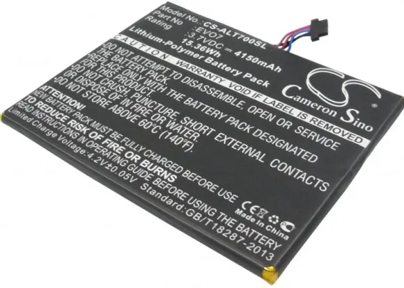 Cameron Sino Alcatel One Touch EVO 7 EVO7 4150mAh 15.36Wh Li-Polymer 3.7V