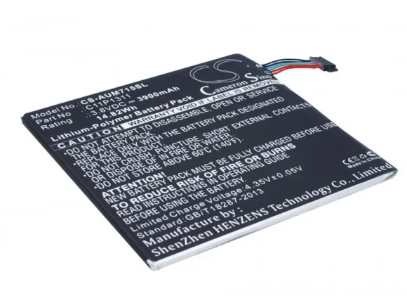 Cameron Sino Asus MeMO Pad HD 7 C11P1311 3900mAh 14.82Wh Li-Polymer 3.8V
