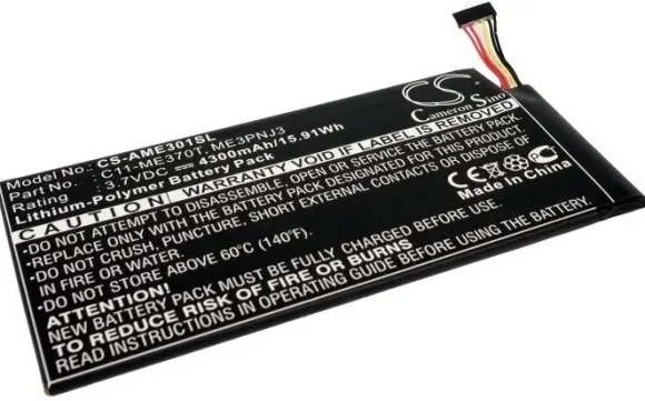 Cameron Sino Asus MeMO Pad ME301T C11-ME370T 4300mAh 15.91Wh Li-Polymer 3.7V