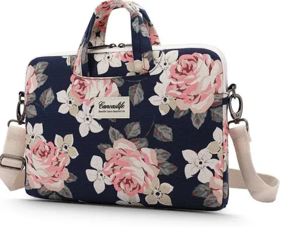 CANVASLIFE TORBA CANVASLIFE BRIEFCASE MACBOOK PRO 15 NAVY ROSE 11083