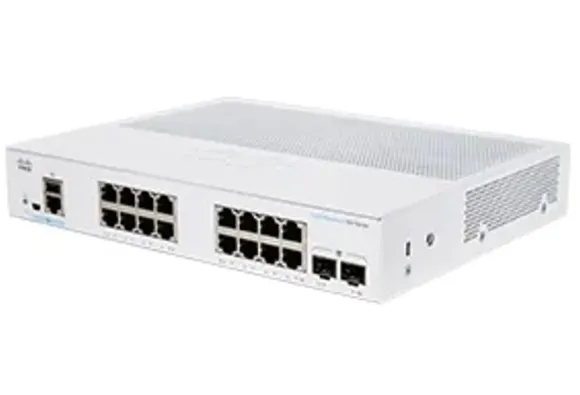 Cisco CBS250-16T-2G Zarządzany L2/L3 Gigabit Ethernet (10/100/1000) Srebrny CBS250-16T-2G-EU-RF