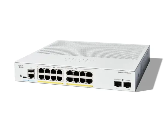 Cisco C1300-16P-2G Zarządzany L2/L3 Gigabit Ethernet (10/100/1000) Biały C1300-16P-2G-RF