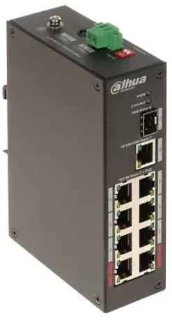 DAHUA SWITCH PRZEMYSŁOWY POE PFS3110-8ET-96-V2 8-PORTOWY SFP PFS3110-8ET-96-V2