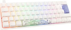 Ducky One 2 Pro Mini White Edition Gaming Tastatur, RGB LED - Cherry Red DKON2061ST-RDEPDWWT2