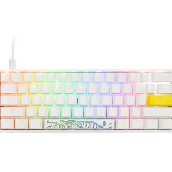 Ducky ONE 2 Pro Mini White Edition Klawiatura Gamingowa RGB LED - Kailh Red (US)