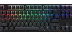Ducky One 2 TKL PBT, MX-Speed-Silver, RGB LED - czarna Klawiatura Gamingowa DKON1787ST-PDEPDAZT1