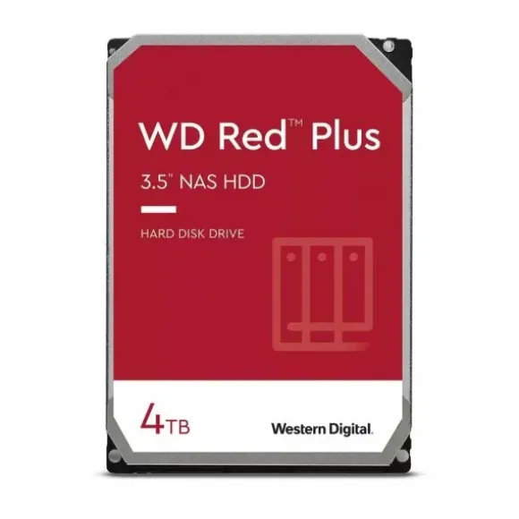 Dysk HDD WD Red Plus WD40EFPX (4 TB ; 35 ; 258 MB)