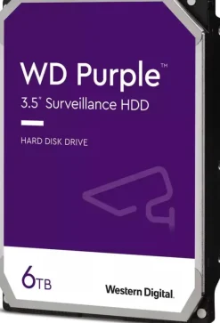 Dysk twardy Western Digital Purple 6TB 5400rpm 256MB WD64PURZ 3.5 SATA III (0718037897417)