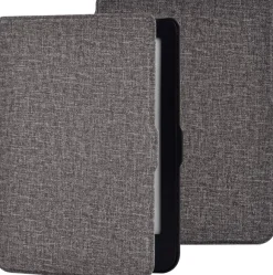 ETUI CZYTNIK KSIĄŻEK KINDLE 10 GEN 2019 6" SZARY Z TKANINY ELEGANCKI