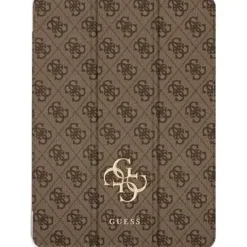 Etui na iPad Air GUESS Magnetic 4G Big Logo Brązowy