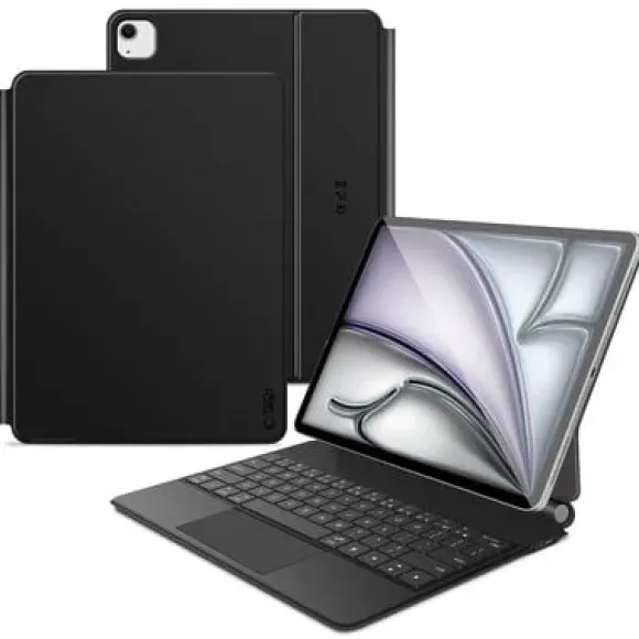 Etui na iPad Air/Pro TECH-PROTECT SmartCase Magnetic + Keyboard Czarny Klawiatura