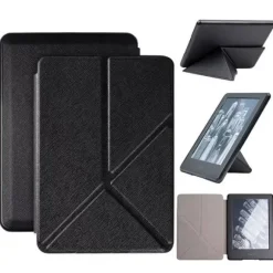 Etui Składane Origami Na Czytnik Kindle 10 6" Czarne