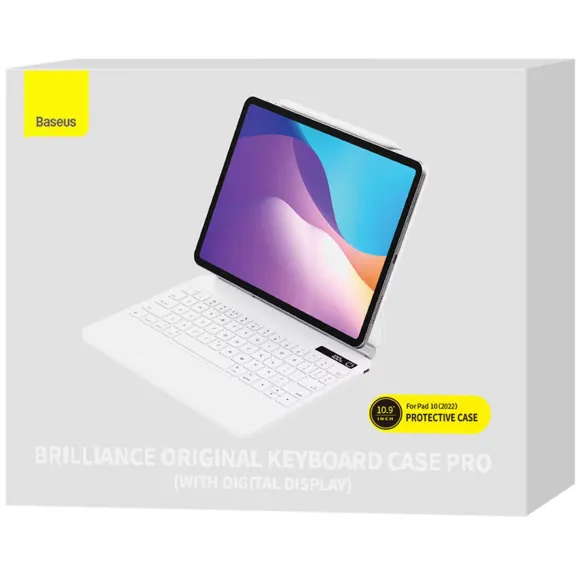 Etui z klawiaturą do Ipad 10 Baseus Brilliance PRO 10.9" (białe)