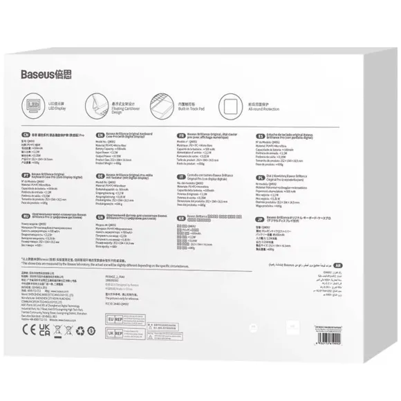 Etui z klawiaturą do Ipad 10 Baseus Brilliance PRO 10.9" (białe)
