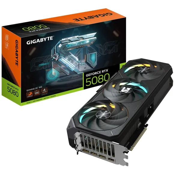 Gigabyte GeForce RTX 5080 Gaming OC 16GB GDDR7 (GV-N5080GAMING OC-16GD)