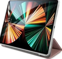 Guess Guess GUIC12PUSASPI iPad 12,9" 2021 Book Cover różowy/pink Saffiano Collection hurtel-76707-0