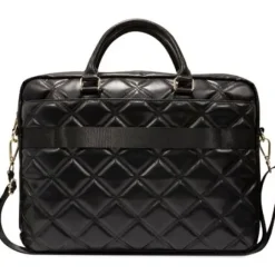 Guess Quilted 4G Computer Bag - Torba na notebooka 15" / 16" (czarny)