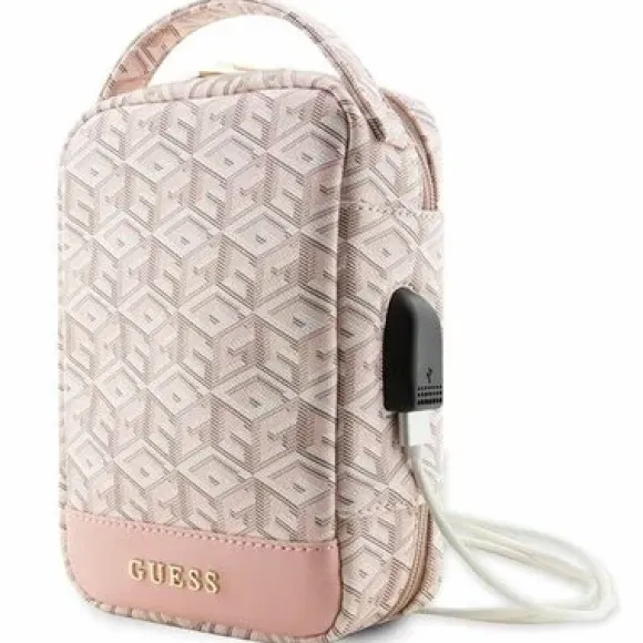 Guess Torba GUHBHGCFSEP Organizer różowy/pink GCube Stripe