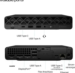 HP ELITEDESK 8 MINI G1I U7-265T 623K0ET#ABD