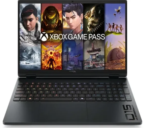 HyperX OMEN 15-gb0075nwx 15,3" 180Hz R5 240 16GB RAM 512GB Dysk SSD RTX5050 DLSS4 Win11 Czarny