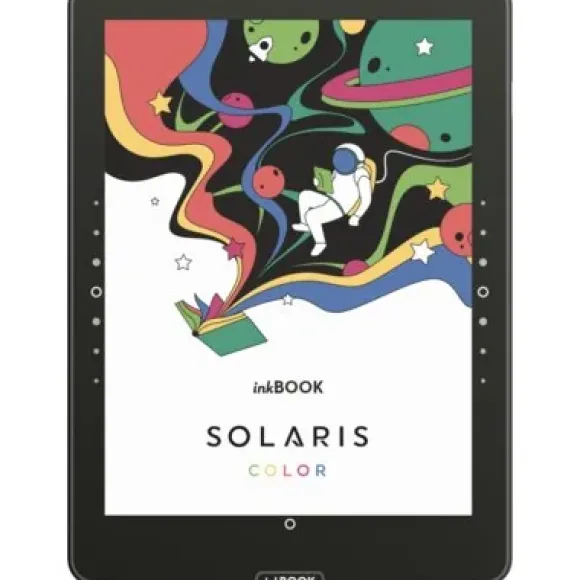 INKBOOK Czytnik e-booków Solaris Color 6", Podświetlany ekran, Wi-Fi Fioletowy