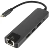 Karta sieciowa USB-C RJ45+HDMI K-03 86-060#