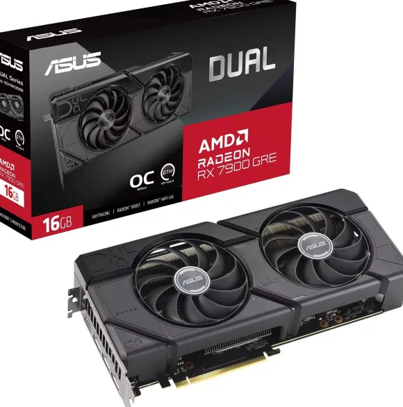Karta graficzna Asus Dual Radeon RX 7900 GRE OC 16GB GDDR6 (DUAL-RX7900GRE-O16G)
