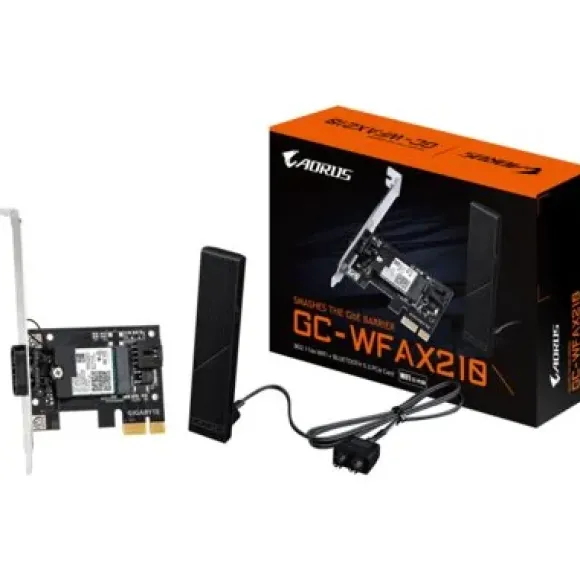 Karta sieciowa GIGABYTE GC-WFAX210 PCI Express, Wewnętrzna, 2.4 / 5 / 6 GHz