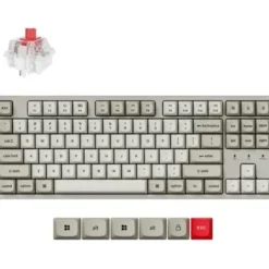 KEYCHRON C1 Pro 8K QMK Wired Custom Mechanical Super Red Switch C1PX-M1