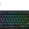 Keychron J2 Wireless KJ2-H1 - US Layout - Hot-Swappable Super Red - Black Czarna Mechaninė Belaidė Żądzeń Klawiatura