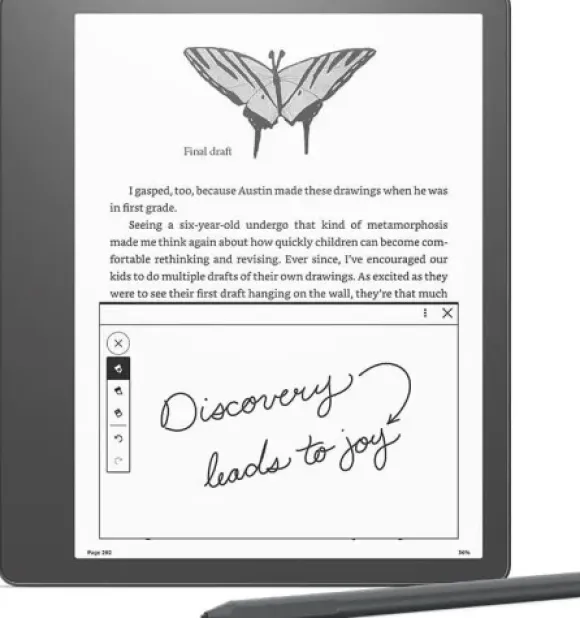 Kindle Scribe 64GB z rysikiem premium + oryginalne etui Czarne + 1100 ebooków GRATIS!