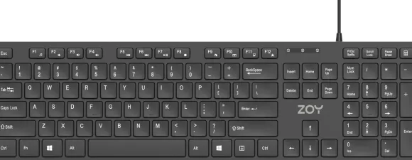 Klawiatura ZOY Klawiatura ZK800 czarna