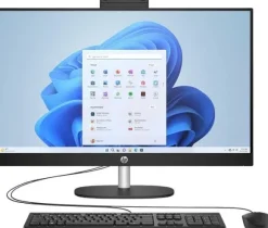 Komputer AIO HP 27-cr0038na / A4GF9EA / AMD Ryzen 5 / 16GB / SSD 1TB / Radeon / FullHD / Win 11 / Czarny