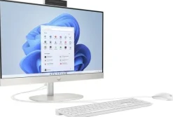 Komputer All in One HP 24-cr0781ng / B19H1EA / Ryzen 5 / 8GB / SSD 512GB / AMD Radeon / FullHD / Win 11 Pro / Biały