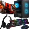 Komputer Gamingowy Z MONITOREM Ryzen 7 5700 RX 9060XT 8GB 32GB /1TB WIN11