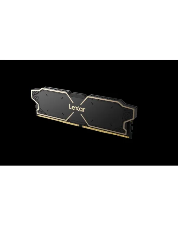 Lexar 32Gb Kit 2X16Gb Thor Ddr5 6000 Cl38 1.3V Memory With Heatsink And Rgb Lighting Black Color Dual Pack LD5U16G60C38BGRGD LD5U16G60C38BG-RGD