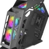 Mars Gaming MC61 Computer case M-ATX / 4x FAN / ARGB Chroma