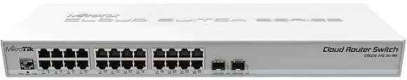 MikroTik MikroTik Cloud Smart Switch 326-24G-2S+RM with 24 x Gigabit Ethernet CSS326-24G-2S+RM